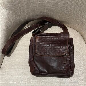 Brown Leather Crossbody Bag